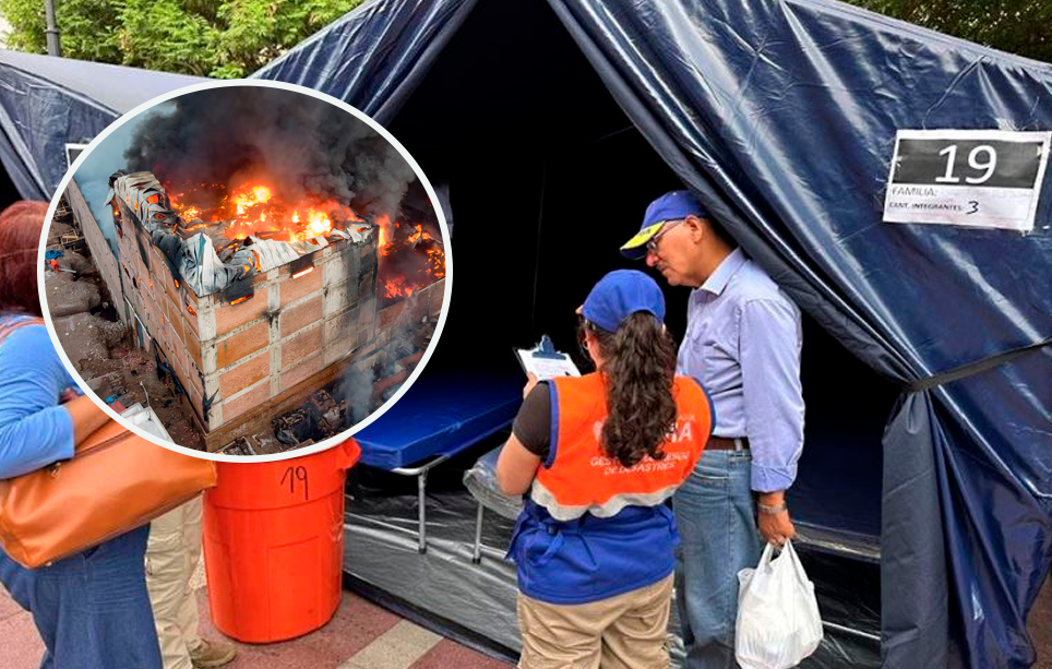 Ministerio de Vivienda dara bonos de arrendamiento a familias damnificadas por incendio.