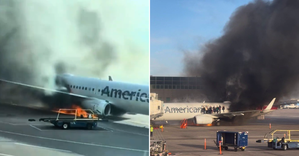 Avión de American Airlines se incendió con pasajeros a bordo: Siniestro desató pánico en aeropuerto de Denver