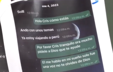 Marisol asegura haber recibido mensaje de Dios y aconseja a Christian Cueva