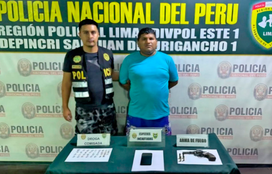 PNP detuvo al 'Gordo Pibe' presunto integrante de la banda 'Nueva Generacin H'.