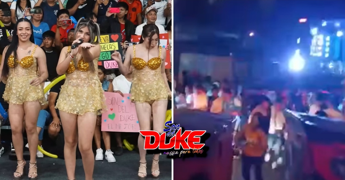 Son del Duke: Extorsionadores lanzan bomba lacrimógena y disparos al aire en pleno concierto