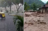 Senamhi advierte fuertes lluvias y HUAICOS durante las prximas horas: Varias regiones seran afectadas