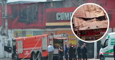 Incendio en supermercado dej cinco fallecidos.