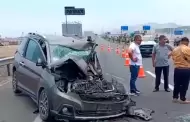 Triple choque en Panamericana Sur: Un fallecido y cinco heridos tras aparatoso accidente en Punta Negra