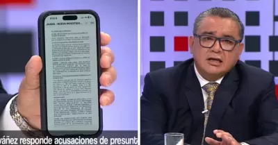 Santivaez tena reportaje antes de ser publicado