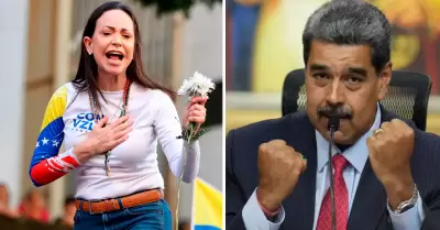 Mara Corina Machado pide "exponer crmenes" del gobierno de Maduro.