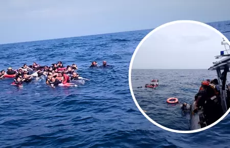 Rescatan a vctimas de naufragio en Colombia.