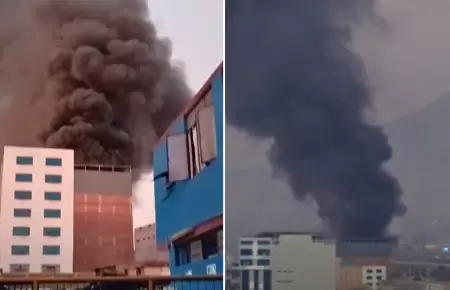 Incendio en Cercado de Lima.