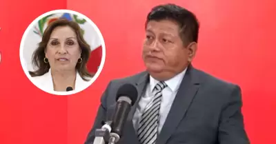 Walter Ayala arremeti contra Dina Boluarte.