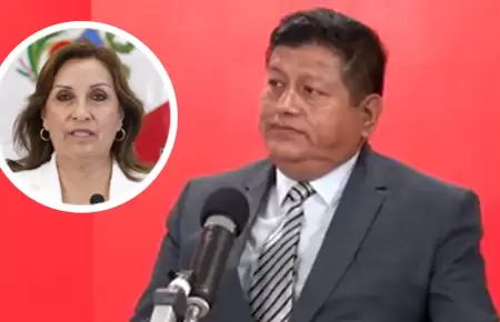 Walter Ayala arremeti contra Dina Boluarte.