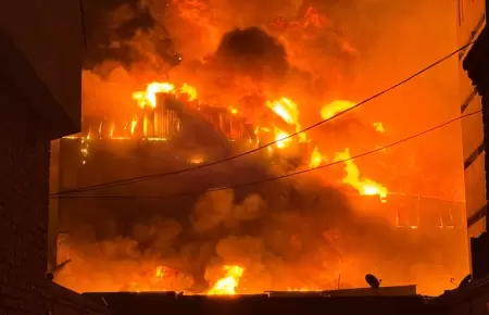 Incendio en Cercado de Lima