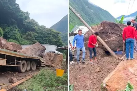 Mujer atrapada debajo de una roca logr ser rescatada.