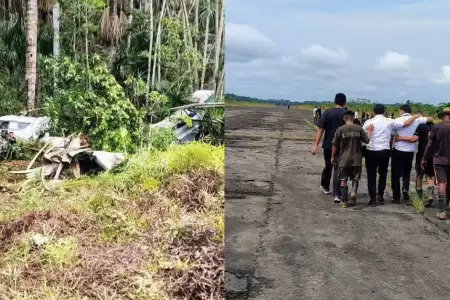 Avioneta se siniestr en Gepi cuando intentaba aterrizar.