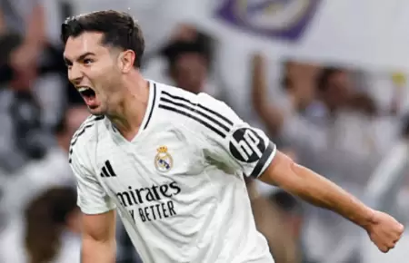 Brahim Daz marc el tanto del triunfo para el Real Madrid.