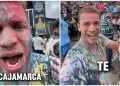 Youtuber espaol Mario Colomina se enamor del Carnaval de Cajamarca: "Ni el de Brasil te supera"