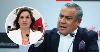 Gustavo Adrianzn volvi a salir en defensa de Dina Boluarte.