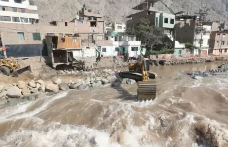 Senamhi advierte posible desborde del Ro Rmac.