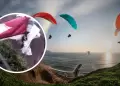 Parapente cae en medio de la Costa Verde con personas a bordo: Esto se sabe del accidente