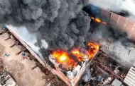 Comandante de Bomberos descarta que vayan a retirarse de incendio en Barrios Altos: "Todava hay amenaza"