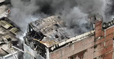 Declaran en estado de emergencia tras incendio en Barrios Altos.