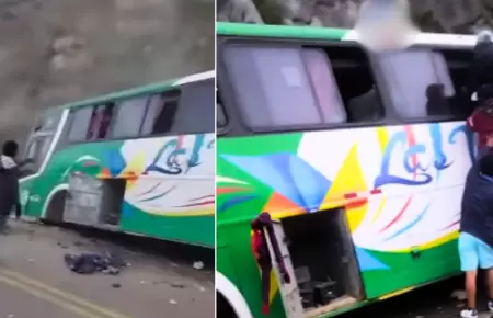 Despiste de bus en Trujillo.