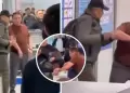 Exboxeador desarma a criminal y evita una explosin en aeropuerto: Escena captada en VIDEO