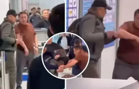 Exboxeador desarma a criminal en aeropuerto.