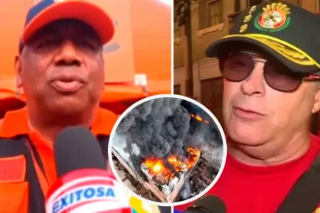 exitosaJefe de Indeci responde a brigadier general de Bomberos, Alfonso Panizo.