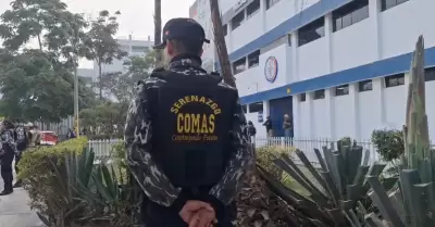 Extorsionadores amenazan a colegio de Comas