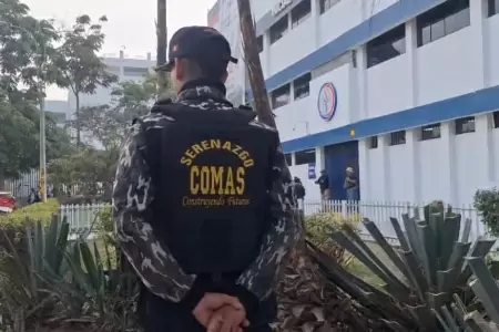 Extorsionadores amenazan a colegio de Comas