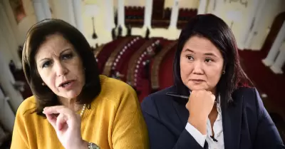 Lourdes Flores y Keiko Fujimori.