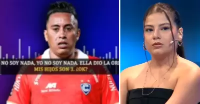 Christian Cueva se pronuncia tras menospreciar a la hija de Pamela Lpez.