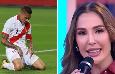 Ana Paula Consorte defiende a Paolo Guerrero