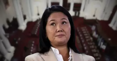 Keiko Fujimori en el Senado.