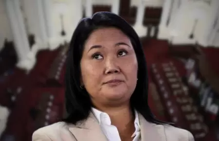 Keiko Fujimori en el Senado.