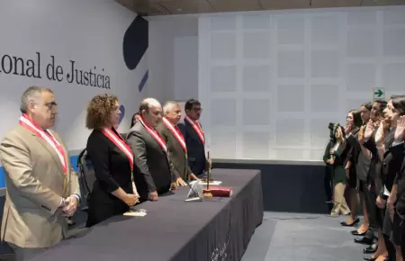 Ceremonia de juramentacin de nuevos fiscales.