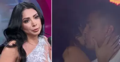 Pamela Franco se 'echa flores' tras apasionado beso con Christian Cueva.