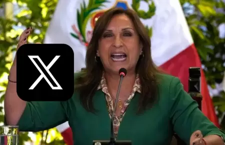 Usuarios de X desmienten a Dina Boluarte