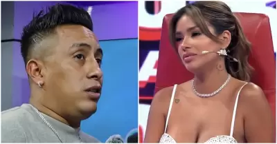 Shirley Arica amenaz a Christian Cueva