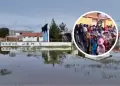 Puno: Nios inician el ao escolar en la calle ante inundacin de sus aulas