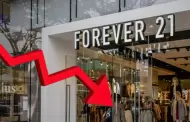 Forever 21 se declara en quiebra por SEGUNDA VEZ y anuncia cierre de tiendas en Estados Unidos