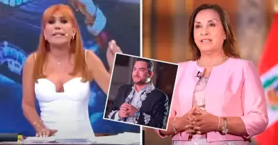 Magaly Medina arremete contra Dina Boluarte tras muerte del 'Russo'.