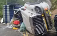 Accidente en Carretera Central: Varios heridos graves tras choque de triler con cerro y camioneta