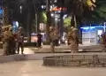 Militares en Miraflores: Atencin! FF. AA. resguardan Larcomar tras declaratoria de emergencia en Lima