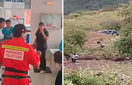 Accidente en Ayacucho dej un fallecido y seis heridos.