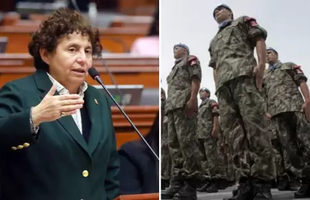 Susel Paredes critic servicio militar y policial obligatorio.