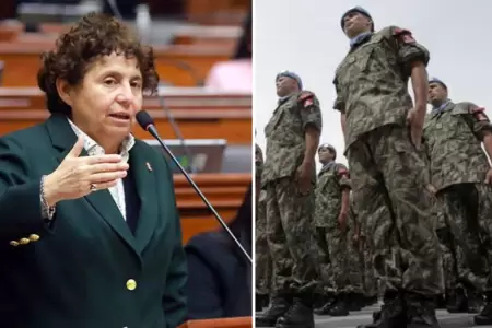 Susel Paredes critic servicio militar y policial obligatorio.