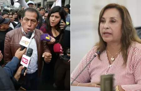 Anitra cuestiona a presidenta Dina Boluarte.