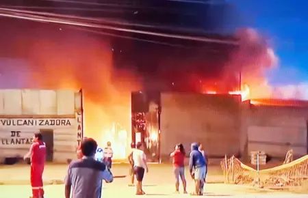Incendio en VES