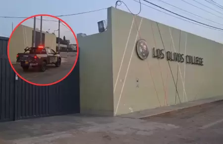 Colegio suspende sus clases presenciales por amenazas extorsivas.